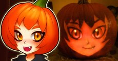 Halloween Anime Pumpkin Video Tutorial